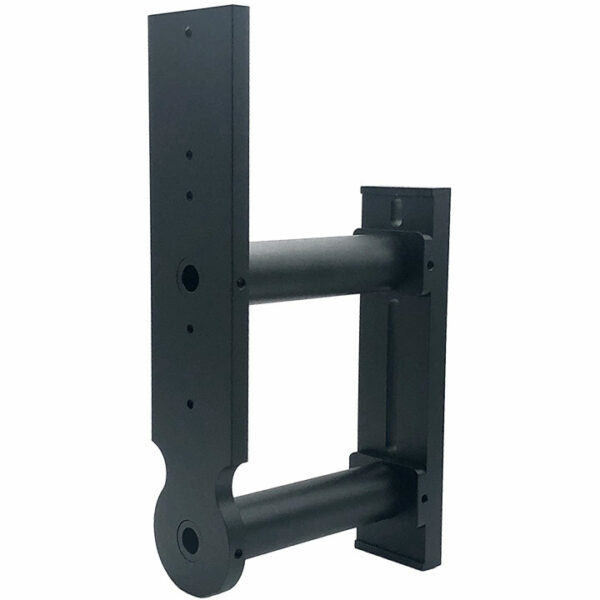 black universal bracket for mountaining APS and modular push button stations