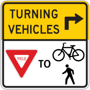 TLPI Yield to Bike and Ped Sign